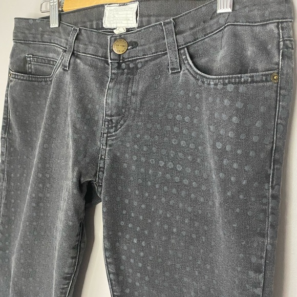 Current/Elliott- Black Stiletto‎ Polka Dot women’s jeans- size 29 - Picture 5 of 8